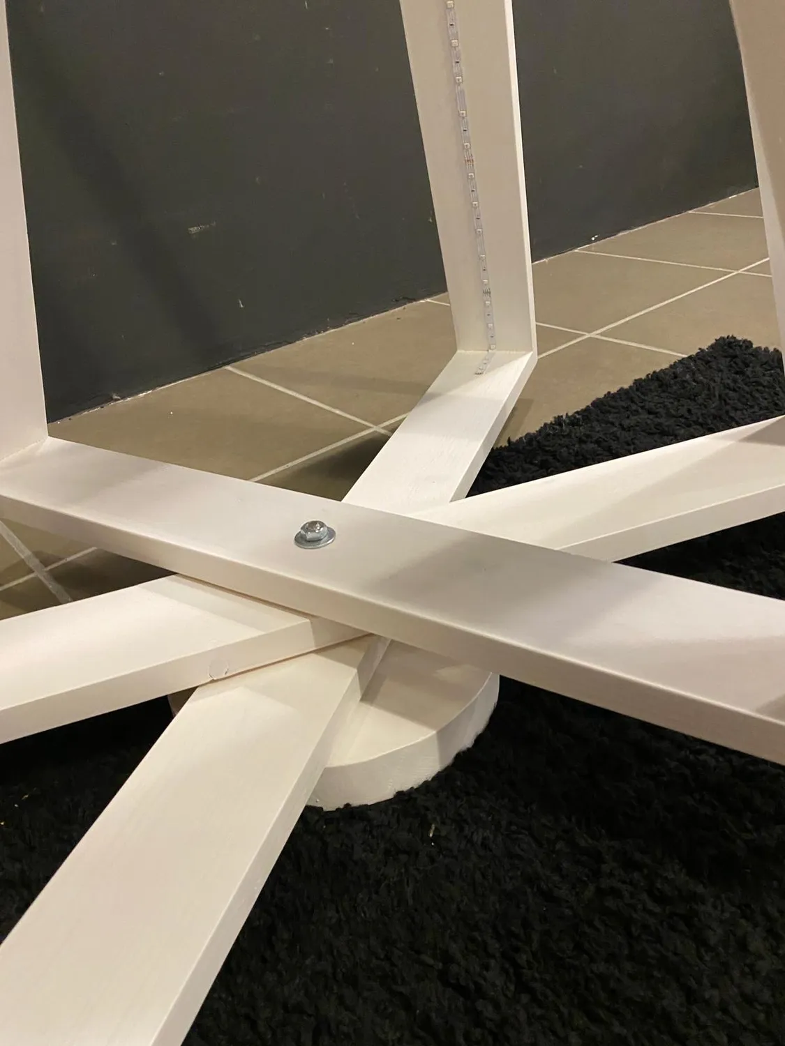XLAB albero Natale legno con luci led richiudibile