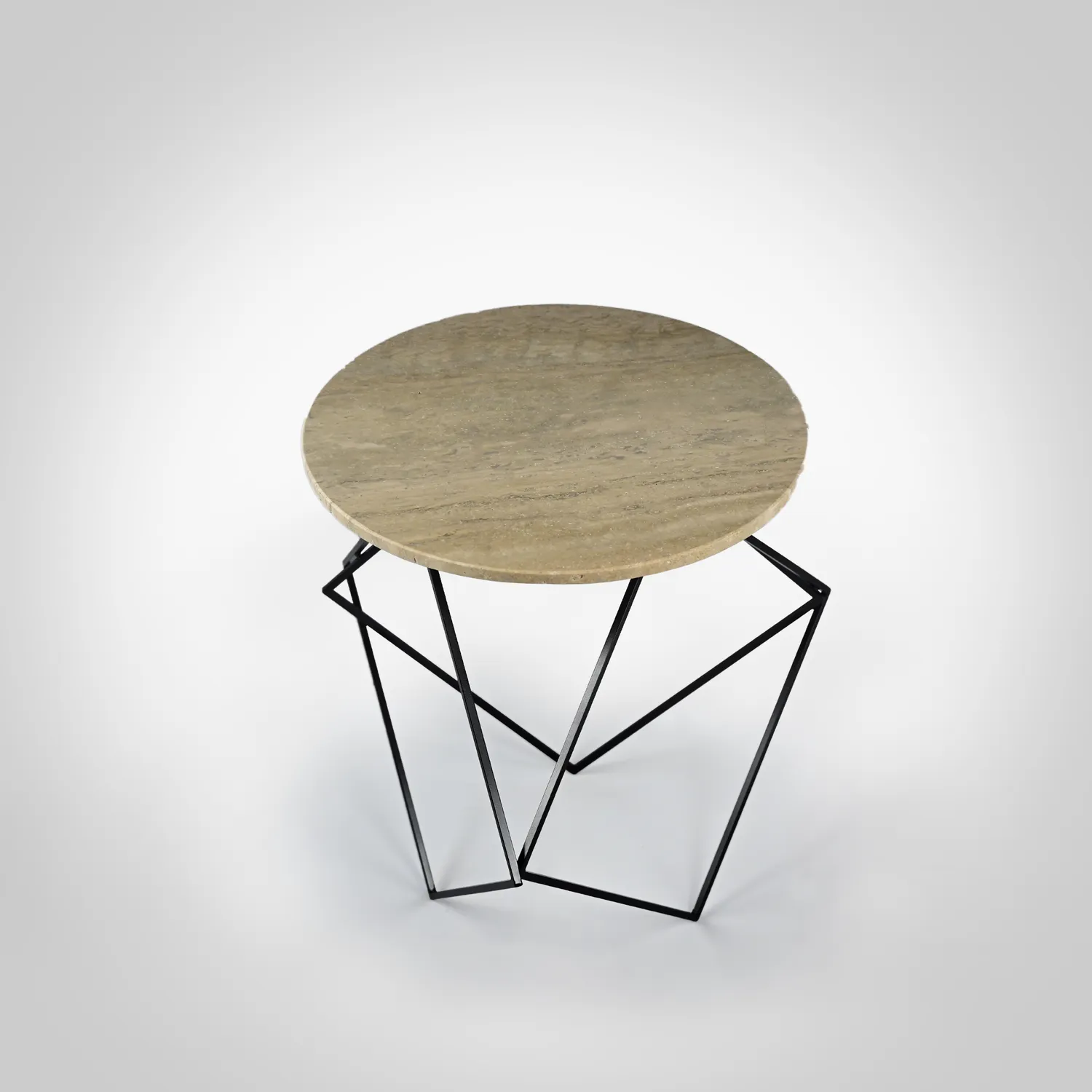 Stilts Apex tavolino travertino 58 cm