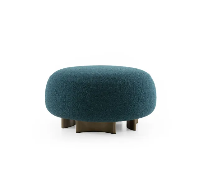 Morica Design Punto e Virgola Pouf Sfoderabile in Legno