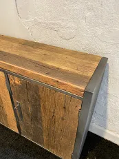 XLAB Design Oakland credenza legno 3 sportelli invecchiato