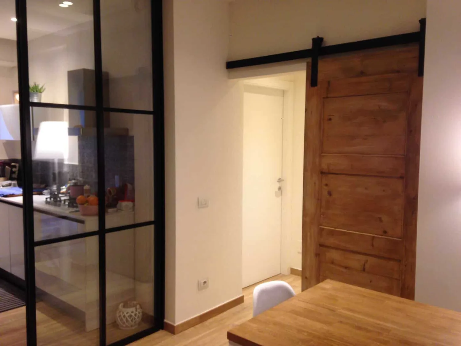 Sicily Wood Maker Porta Fienile Scorrevole in legno massello