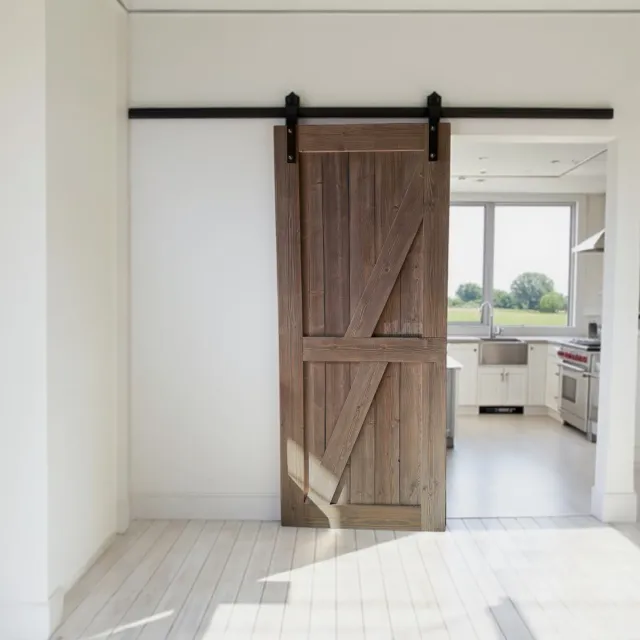 XLAB Design porta scorrevole legno Rustic Grey su misura