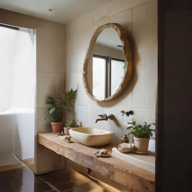 XLAB Design mensola bagno legno massello 160 cm idrorepellente
