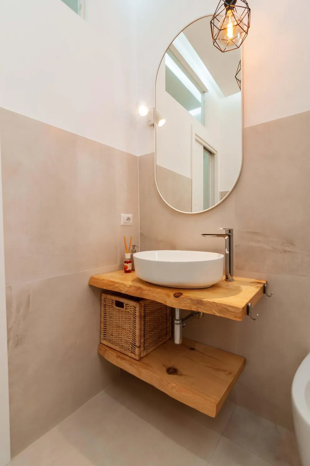 Sicily Wood Maker mensola bagno 100x40x5 legno